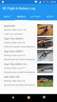 RC Flight and Battery Log-poster