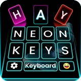 RGB Keyboard - Neon LED theme Zeichen