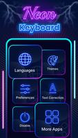 RGB Keyboard - Neon LED theme Plakat