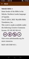Ndrŭló Bible - a Northern Lendu language of Uganda Affiche