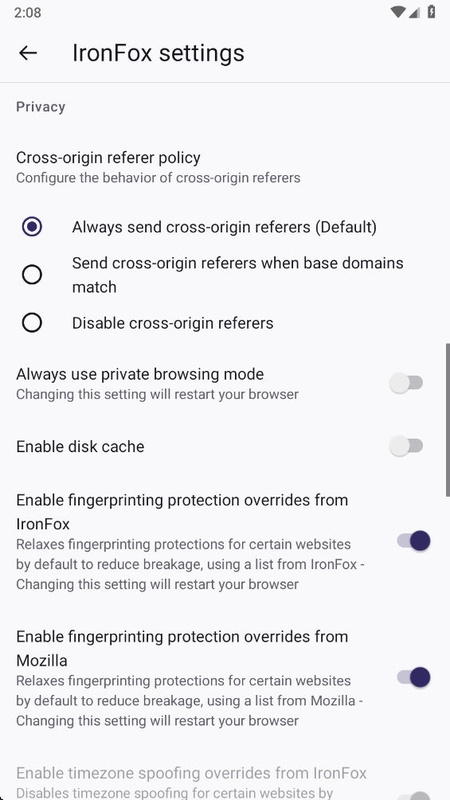 IronFox screenshot 10