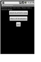 Bluetooth Broadcasting tool poster