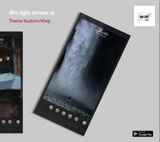 برنامه‌نما Dim Light Screen UI Klwp عکس از صفحه