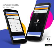 OS Fuchsia UI Kustom Pro/Klwp постер
