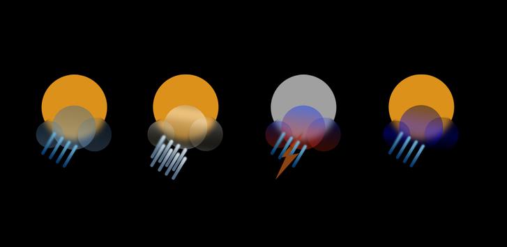 Icons weather solid kwgt Neueste Version 1.2 für Android