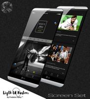 Ligth UI Kustom Pro1/Klwp اسکرین شاٹ 2