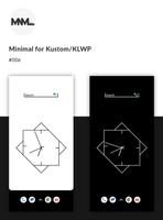 Minimal for Kustom/KLWP Ekran Görüntüsü 2