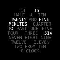 Word Clock Watch Face screenshot 3