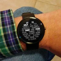 Word Clock Watch Face poster