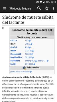 WikiMed - Wikipedia Médica Offline screenshot 1