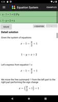 Equation System Solver ภาพหน้าจอ 1