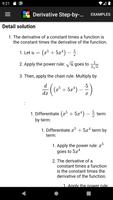 Derivative Step-By-Step Calc 스크린샷 1