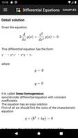 1 Schermata Equazioni differenziali