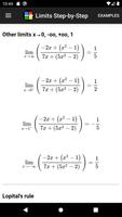 Calculs de limites pas à pas capture d'écran 3