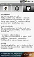 Turkey Call Free capture d'écran 2
