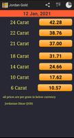 Daily Gold Price in Jordan Cartaz