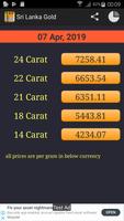 Sri Lanka Gold Price الملصق