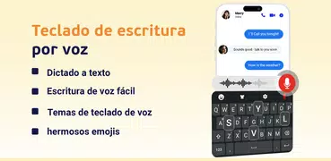 Teclado de escritura por voz