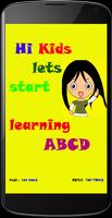 ABCD For Kids Affiche