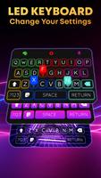 LED Color Keyboard Poster