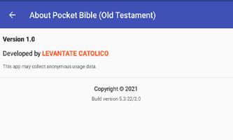 Pocket Bible (Old Testament) पोस्टर