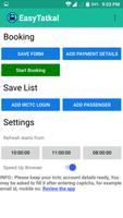 EasyTatkal تصوير الشاشة 1