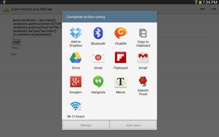 AJShA Android Java Shell App capture d'écran 2