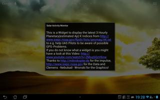 Solar Activity Monitor Widget screenshot 3
