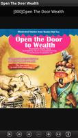 Open The Door To Wealth Affiche