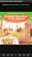 Remind Ourselves To Be Honest-poster