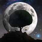 3D Moon Tree icône