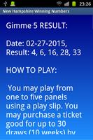 New Hampshire winning numbers screenshot 1