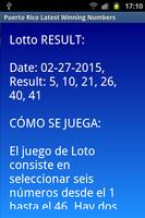 Puerto Rico winning numbers syot layar 1