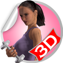 3D 鍛煉手臂設置為女孩 APK