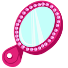 Pink Mirror - Cute Frames أيقونة
