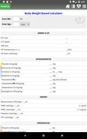 Paediatric calculator capture d'écran 3