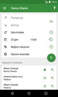 Train Timetable Italy Cartaz