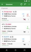 Train Timetable Italy capture d'écran 1
