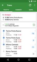 Train Timetable Italy capture d'écran 2