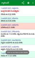 Telugu Calendar 2021 captura de pantalla 3