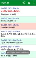 Telugu Calendar 2021 تصوير الشاشة 3