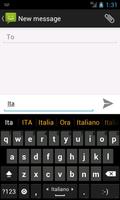 Italian dictionary (Italiano) ポスター