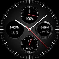 Wear Chronograph Watch Face اسکرین شاٹ 2