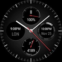 Wear Chronograph Watch Face 스크린샷 2