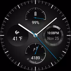 Wear Chronograph Watch Face XAPK download