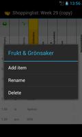 Shoppinglist screenshot 3