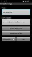 Poster Simple Morse App
