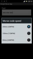 Simple Morse App capture d'écran 1