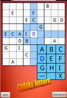 Sudoku Letters Free স্ক্রিনশট 1