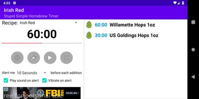 Stupid Simple Homebrew Timer Screenshot 1